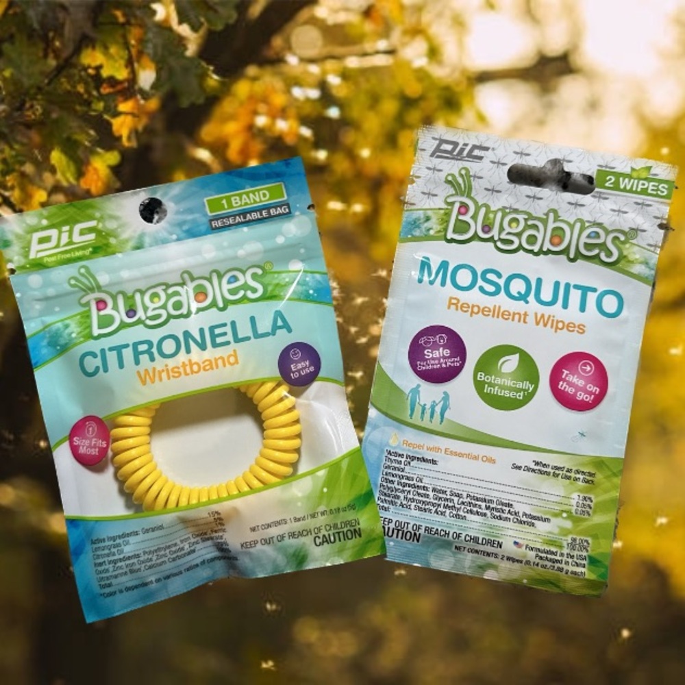 Bugables Citronella Mosquito Repellent Wristband & Wipes